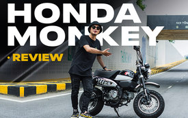 Rong chơi tháng ngày trên Honda Monkey như những chú khỉ lêu nghêu trên đường phố Việt